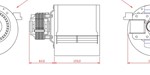 Ventilateur SWEGON DDL 76-86 LM59 - Moteur à gauche - Récupel incluse